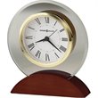 ADD TO YOUR SET: Howard Miller Dana Table Top Clock in a Satin Rosewood Finish
