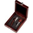 ADD TO YOUR SET: Howard Miller Vintage Burgundy Wine Opener Set in Satin Rosewood