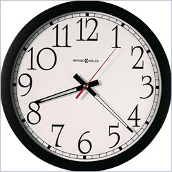 Howard Miller Odyssey 16 Diameter Wall Clock  in Black and White