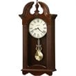 ADD TO YOUR SET: Howard Miller Malia Wood Wall Clock in Cherry Bordeaux Finish