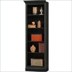 Howard Miller Ty Pennington Oxford Bookcase Left Return in Antique Black