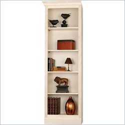Howard Miller Ty Pennington Oxford Bookcase Left Return in Antique Vanilla