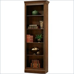 Howard Miller Ty Pennington Oxford Bookcase Right Return in Saratoga Cherry