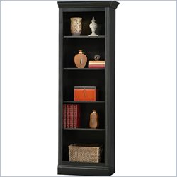 Howard Miller Ty Pennington Oxford Bookcase Right Return in Antique Black