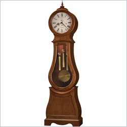 Howard Miller Cleo Grandfather Clock in Chestnut Finish with Lock