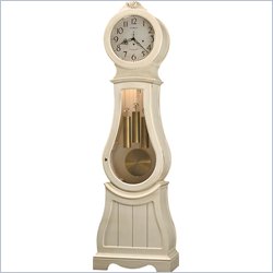 Howard Miller Audrey Grandfather Clock in Coconut Finish with Lock