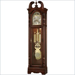 Howard Miller Baron Grandfather Clock in Cherry Bordeaux Finish