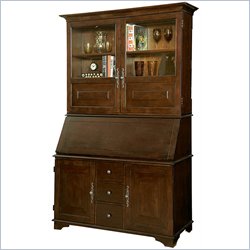 Howard Miller Ty Pennington Family Organization Hutch in Rustic Cherry