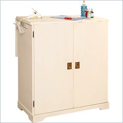 Howard Miller Ty Pennington Hobby Cart in Antique Vanilla Finish