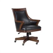 Howard Miller Bonavista Club Chair In Rustic Cherry Finish