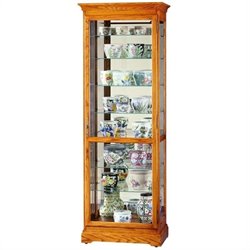 Howard Miller Chesterfield II Eight Shelf Display Curio Cabinet