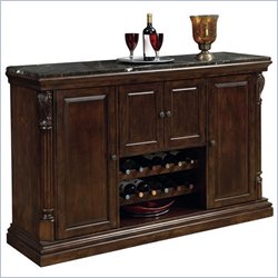 Howard Miller Niagara Wine and Spirits Console Home Bar in Rustic Cherry
