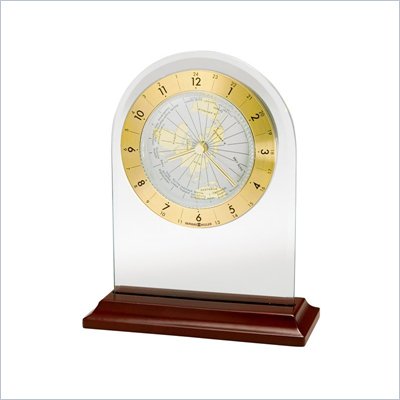Howard Miller World Time Arch Quartz Table Clock