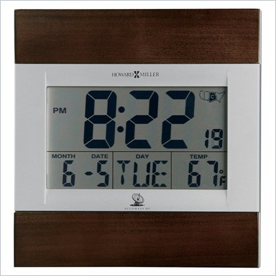 Howard Miller Techtime III Accuwave DS Wall Clock