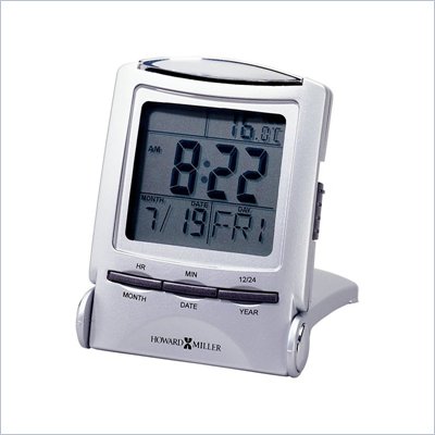 Howard Miller Distant Time Traveler Folding Alarm Clock
