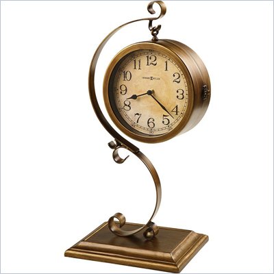 Howard Miller Jenkins 21" Tall Mantel Clock in Antique Brushed Brass
