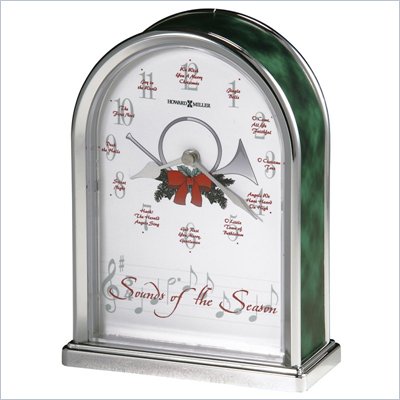 Howard Miller Sounds of the Season Musical Table Top Clock