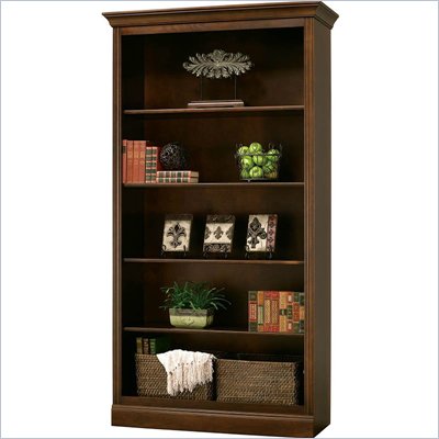 Howard Miller Ty Pennington Oxford Bookcase Center in Saratoga Cherry