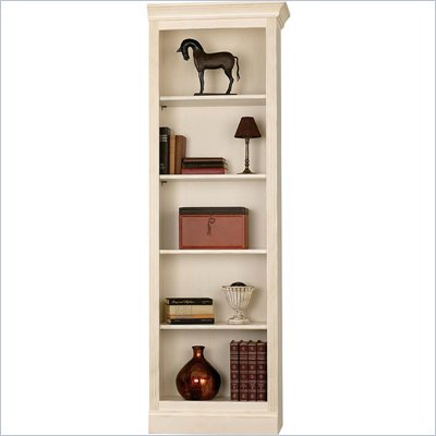 Howard Miller Ty Pennington Oxford Bookcase Right Return in Antique Vanilla