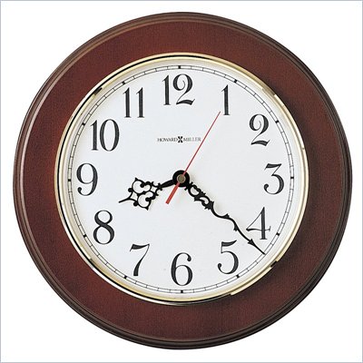 Howard Miller Bentwood Quartz Wall Clock