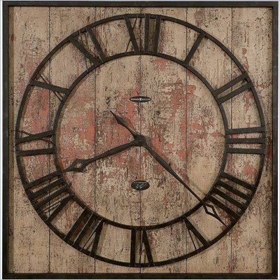 Howard Miller Ty Pennington Talmage Wall Clock in a Distressed Finish  