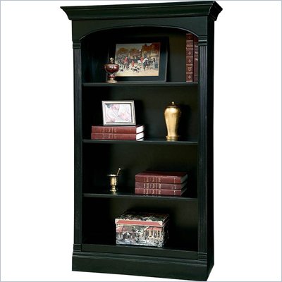 Howard Miller Ty Pennington Small Alexandria Bookcase in Antique Black