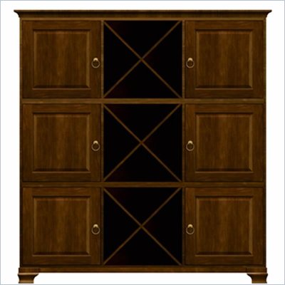 Howard Miller Ty Pennington Holly Storage Cabinet with Shelf in Saratoga Cherry