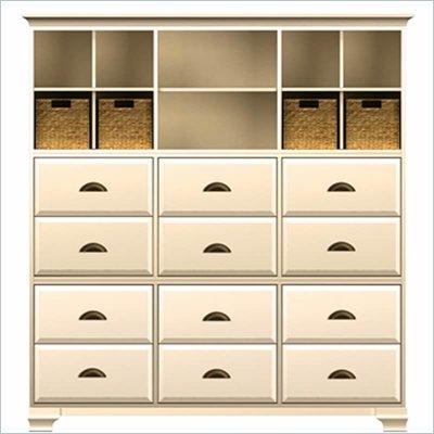 Howard Miller Ty Pennington Holly Storage Cabinet with Drawer in Antique Vanilla