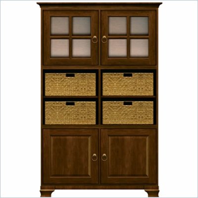 Howard Miller Ty pennington Ava Storage Cabinet with Baskets in Saratoga Cherry 