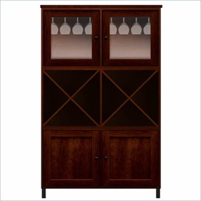 Howard Miller Ty pennington Ava Storage Cabinet with Rack in Newport Cherry