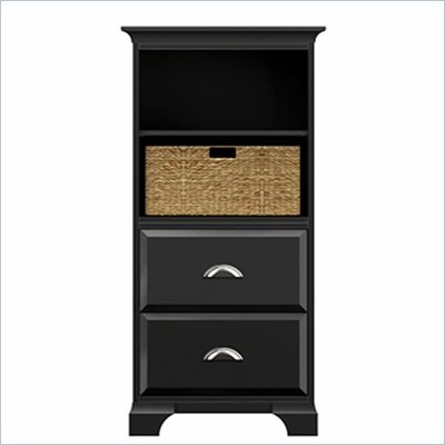 Howard Miller Ty Pennington Ella Storage Cabinet with Basket in Saratoga Cherry