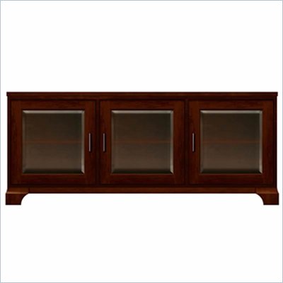Howard Miller Ty Pennington Lucy TV Console with 3 Doors in Newport Cherry