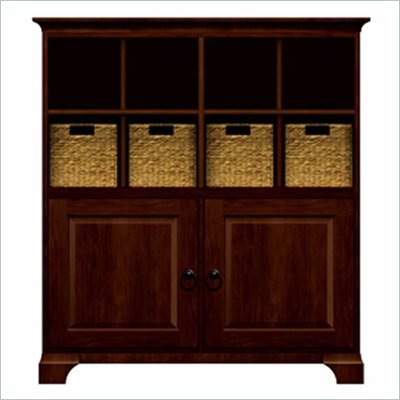 Howard Miller Ty Pennington James Storage Cabinet with Baskets in Newport Cherry