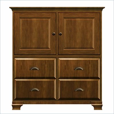 Howard Miller Ty Pennington James Storage Cabinet in Saratoga Cherry