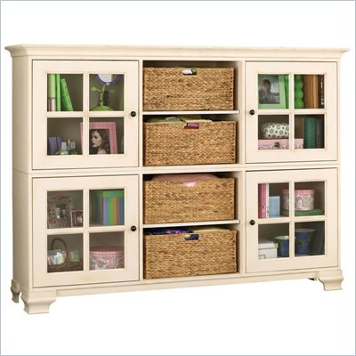 Howard Miller Ty Pennington Molly Storage Cabinet in Antique Vanilla and Bronze