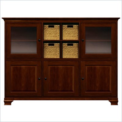 Howard Miller Ty Pennington Molly Storage Cabinet with Baskets in Newport Cherry