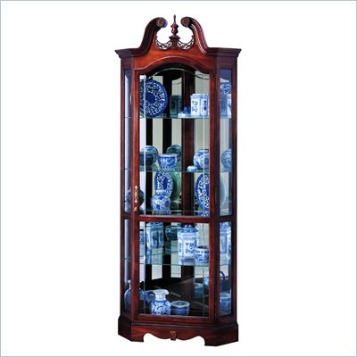 Howard Miller Berkshire Corner Display Curio Cabinet