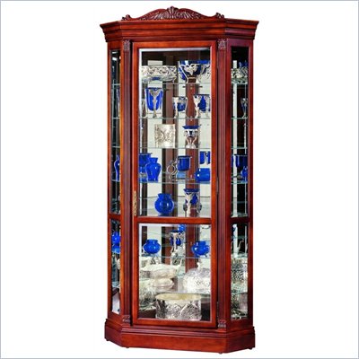 Howard Miller Embassy II Corner Display Curio Cabinet