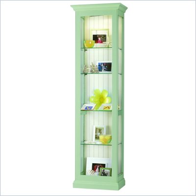 Howard Miller Seasons Meadow Green Display Curio Cabinet