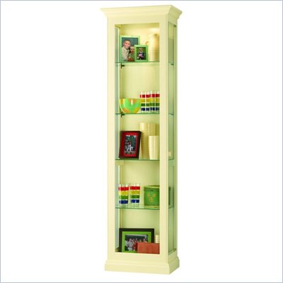 Howard Miller Seasons Sundance Yellow Display Curio Cabinet