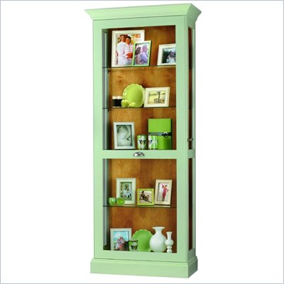 Howard Miller Preston Meadow Green Display Curio Cabinet