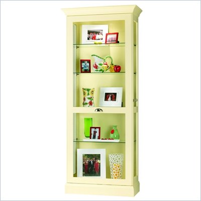 Howard Miller Preston Sundance Yellow Display Curio Cabinet