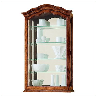 Howard Miller Vancouver II Wall Display Curio Cabinet
