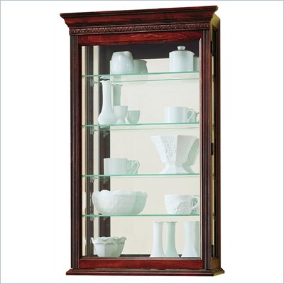 Howard Miller Edmonton Wall Display Curio Cabinet