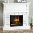 Real Flame Brickwood White Gel Fuel Fireplace