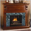 Real Flame Lexington Mahogany Gel Fuel Fireplace