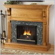Real Flame Lexington Oak Gel Fuel Fireplace