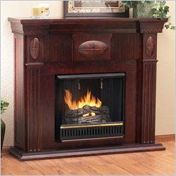 Real Flame Imperial Mahogany Gel Fuel Fireplace