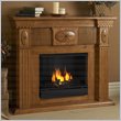 Real Flame Imperial Oak Gel Fuel Fireplace