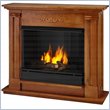 Real Flame Petite Cathedral Oak Gel Fuel Fireplace